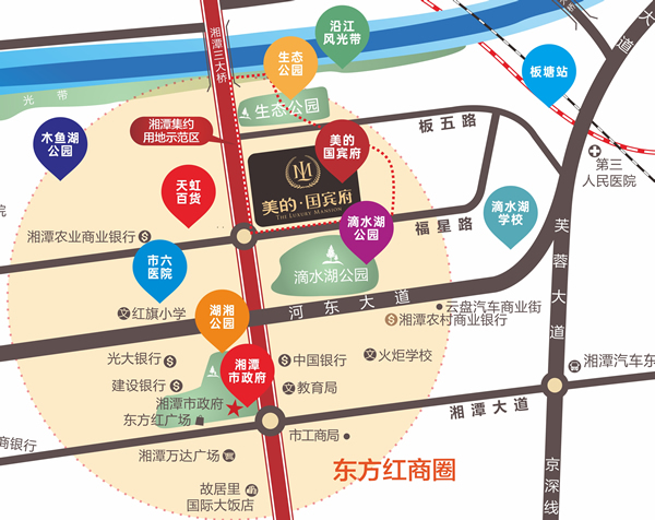 美的國(guó)賓府位置圖